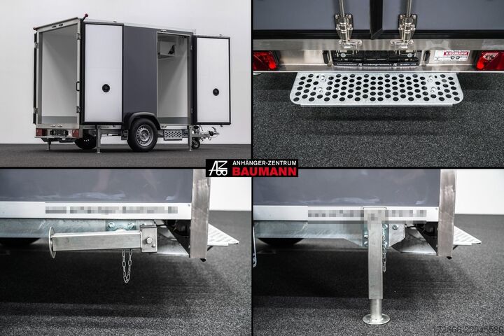 Køletrailer Andere BAUMANN ER 2.5 FREEZE | GRAU | 2X RÄUME 250X150X180CM 1500KG TIEFKÜHLANHÄNGER