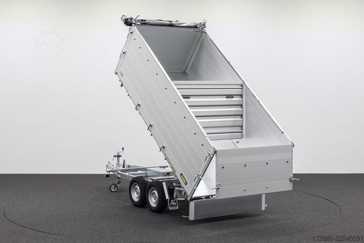 Trevejs-tipvogn Unsinn UDK-B 3617-35-14 366X175X120CM 3500KG BRENNHOLZANHÄNGER