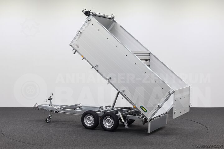 Trevejs-tipvogn Unsinn UDK-B 3617-35-14 366X175X120CM 3500KG BRENNHOLZANHÄNGER
