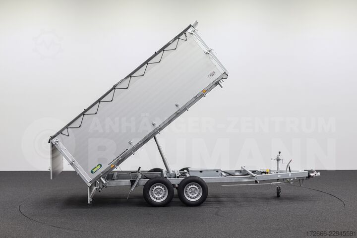 Trevejs-tipvogn Unsinn UDK-B 3617-35-14 366X175X120CM 3500KG BRENNHOLZANHÄNGER