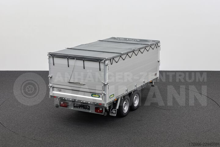 Trevejs-tipvogn Unsinn UDK-B 3617-35-14 366X175X120CM 3500KG BRENNHOLZANHÄNGER