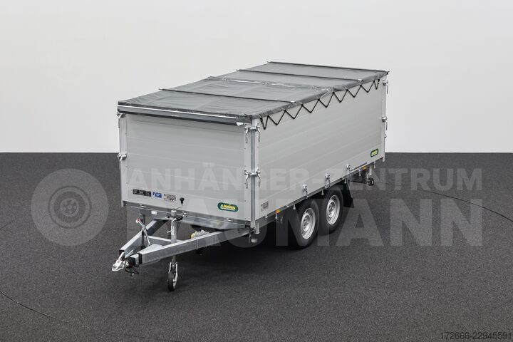 Trevejs-tipvogn Unsinn UDK-B 3617-35-14 366X175X120CM 3500KG BRENNHOLZANHÄNGER