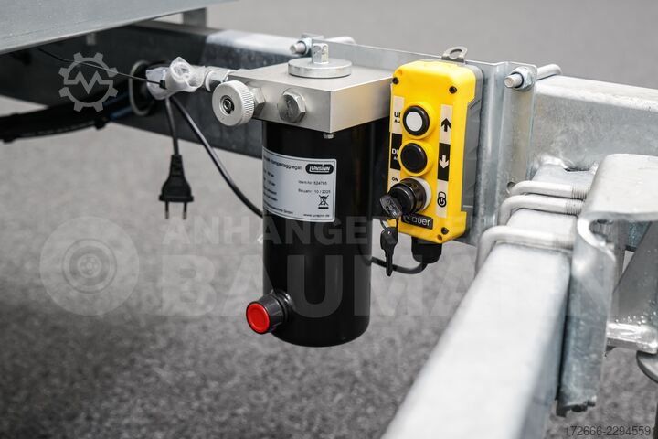Trevejs-tipvogn Unsinn UDK-B 3617-35-14 366X175X120CM 3500KG BRENNHOLZANHÄNGER