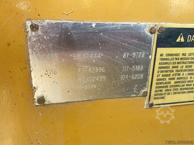 Tracked Loader Caterpillar 963b