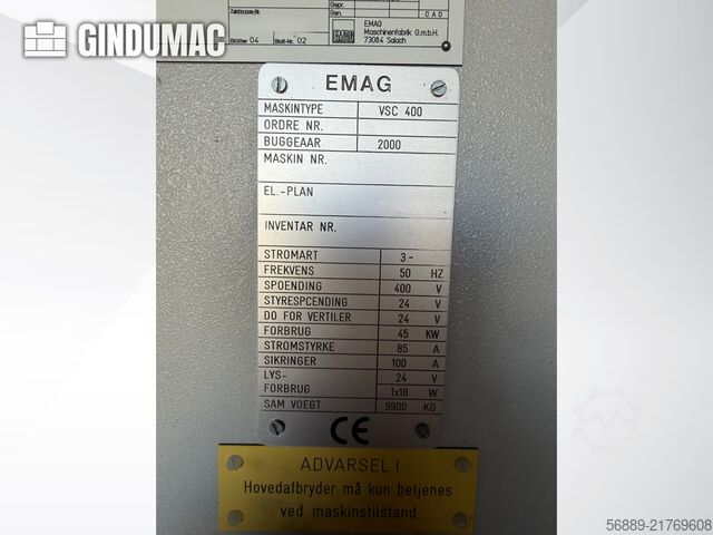 EMAG VSC 400 EMAG VSC 400