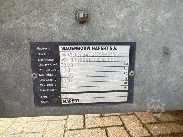  Hapert machinetransporter - Gebruikt