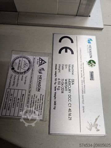 Coördinaten meetmachine Hexagon DCC C1