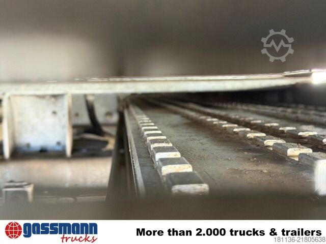 Tresidet tipvognstrailer Humbaur HTK 105020, Rampenschacht, Verzinkt