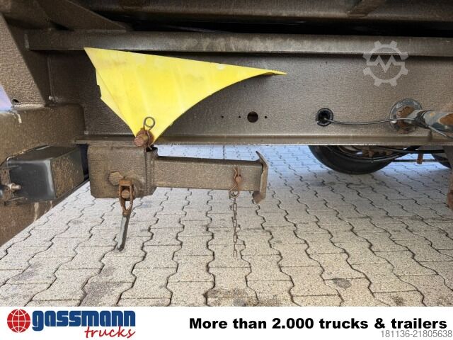 Tresidet tipvognstrailer Humbaur HTK 105020, Rampenschacht, Verzinkt