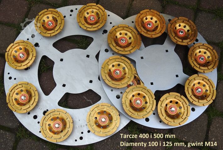 Levigatura cemento, terrazzo - DIAMANTI Dekor PUHB SD50