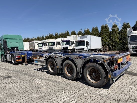 Poluprikolica za izmjenjive sanduke D-Tec D-TEC VCC-01 CONTAINERCHASSI, MITTEL-UND HECKAUSSCHUB, LIFTACHSE,