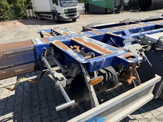 Poluprikolica za izmjenjive sanduke D-Tec D-TEC VCC-01 CONTAINERCHASSI, MITTEL-UND HECKAUSSCHUB, LIFTACHSE,