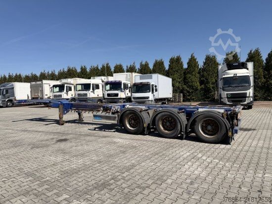 Poluprikolica za izmjenjive sanduke D-Tec D-TEC VCC-01 CONTAINERCHASSI, MITTEL-UND HECKAUSSCHUB, LIFTACHSE,