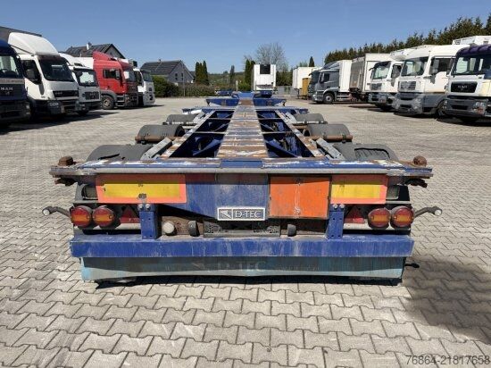 Poluprikolica za izmjenjive sanduke D-Tec D-TEC VCC-01 CONTAINERCHASSI, MITTEL-UND HECKAUSSCHUB, LIFTACHSE,