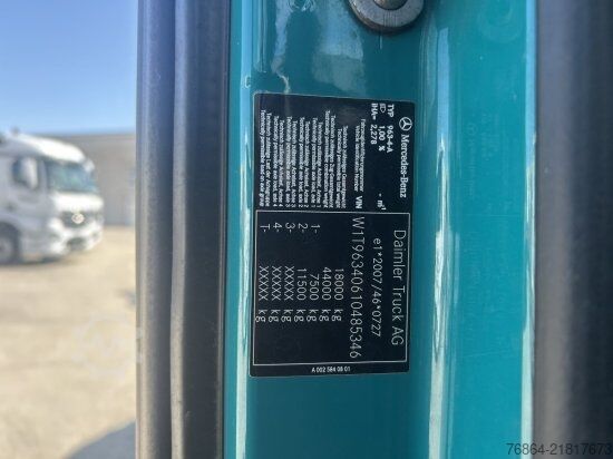 Ciągnik siodłowy typu volume MERCEDES-BENZ 1851 LOW-DECK, RETARDER VOLLLUFT/FULL AIR