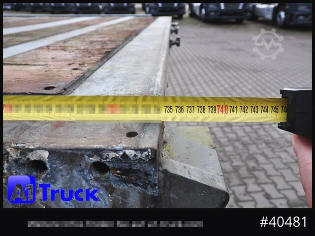 Výměnný návěs WECON WPR 745, verzinkt, Plattform, Plateau,