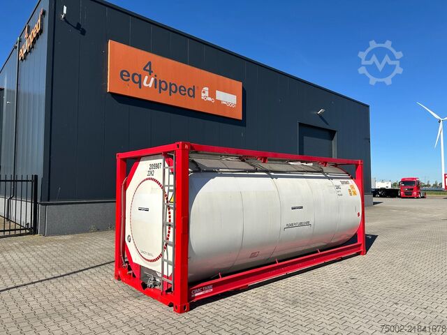 Cisternový kontejner CIMC 20FT ISO / 25.060L / 1-COMP / 3 BAFFELS / UN T1...