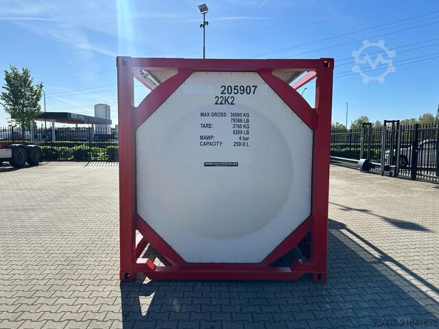 Cisternový kontejner CIMC 20FT ISO / 25.060L / 1-COMP / 3 BAFFELS / UN T1...