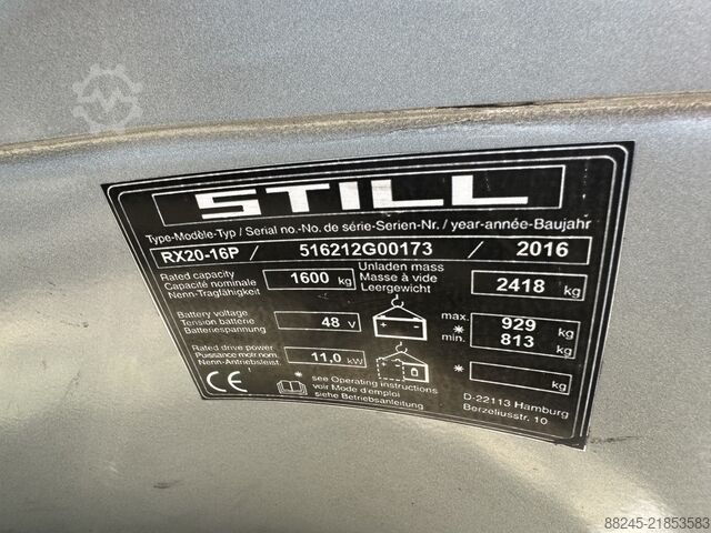 VS-22872 Elektrische heftruck Still RX20-16P STILL RX20-16P