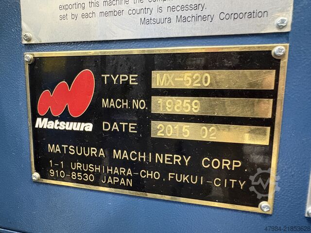 Univerzális megmunkálóközpont MATSUURA NX-520