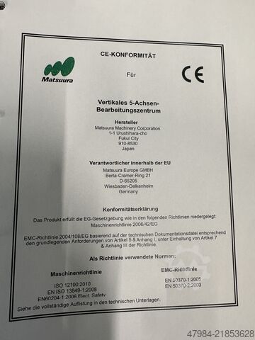 Univerzális megmunkálóközpont MATSUURA NX-520