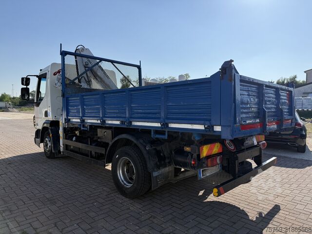 Damperli kamyon DAF LF45.220 Kipper mit Kran Bonfiglioli