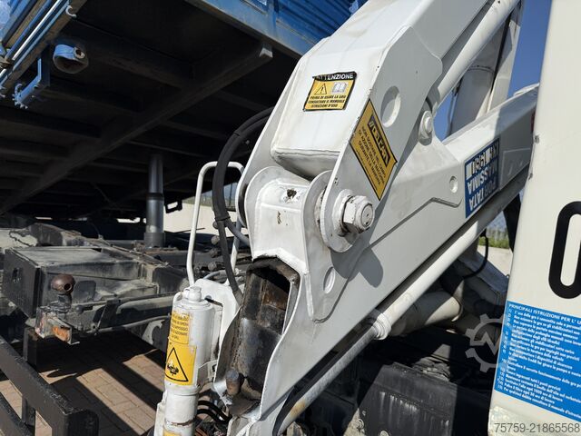 Damperli kamyon DAF LF45.220 Kipper mit Kran Bonfiglioli