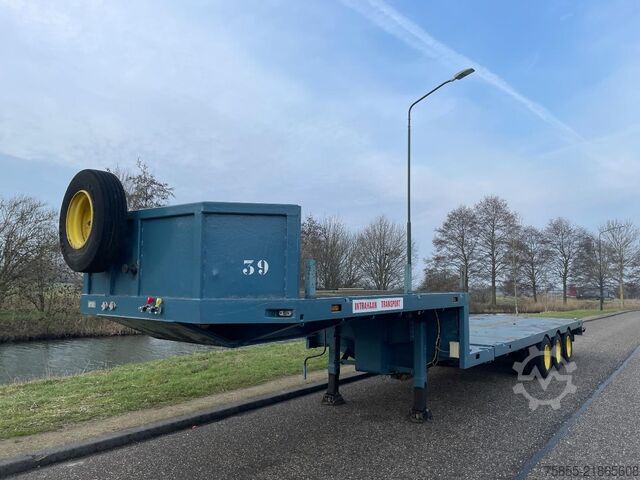 Dieplader Broshuis E-2190 Steel-Blatt-Lames / Extendable 18.5 M To...