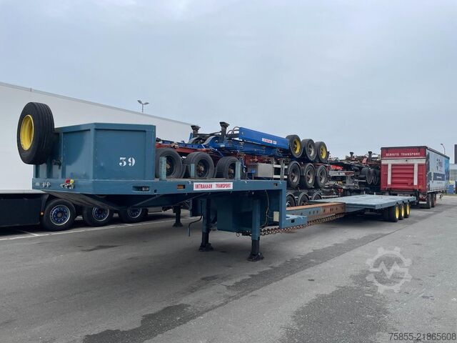 Dieplader Broshuis E-2190 Steel-Blatt-Lames / Extendable 18.5 M To...