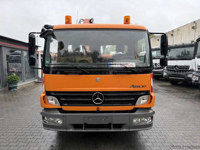 Tipvogn Mercedes-Benz Atego 1218 Kipper Kran Atlas 65