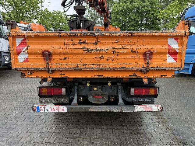 Tipvogn Mercedes-Benz Atego 1218 Kipper Kran Atlas 65