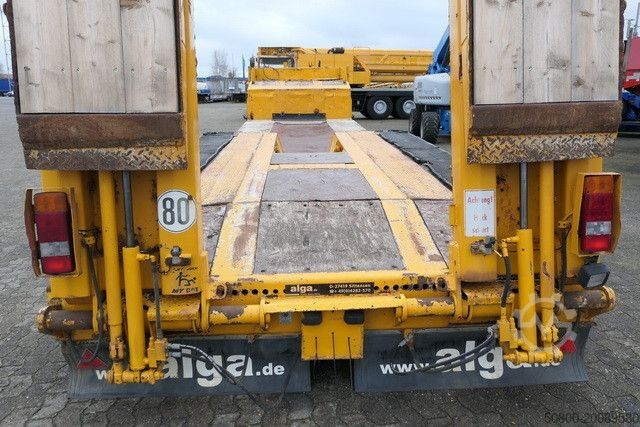 Naczepa niskopodwoziowa LANGENDORF SATH 30/34, Hydr. Rampen, Gelenkt, Tiefbett