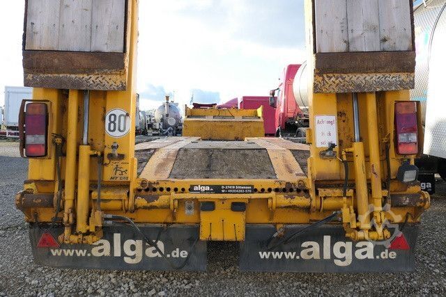 Naczepa niskopodwoziowa LANGENDORF SATH 30/34, Hydr. Rampen, Gelenkt, Tiefbett