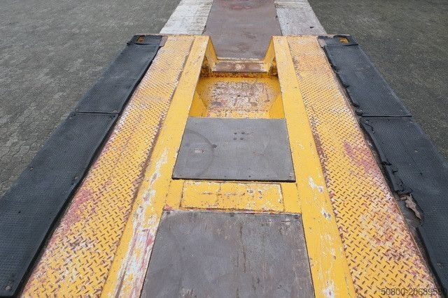 Naczepa niskopodwoziowa LANGENDORF SATH 30/34, Hydr. Rampen, Gelenkt, Tiefbett