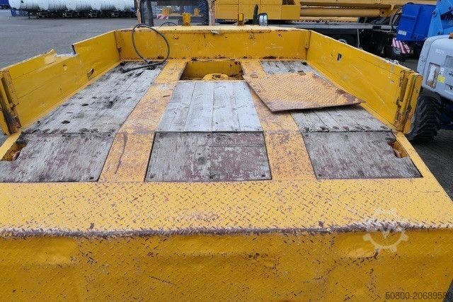 Naczepa niskopodwoziowa LANGENDORF SATH 30/34, Hydr. Rampen, Gelenkt, Tiefbett