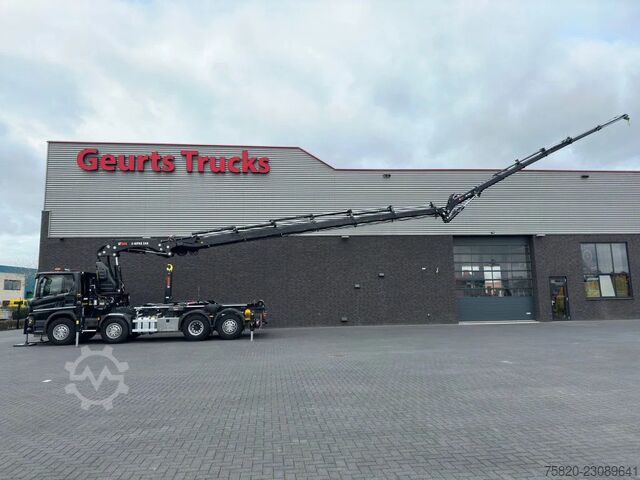 Scania P450 8X2 21 TON HAAKARM + HIAB 548 E-6 + JIB 15...