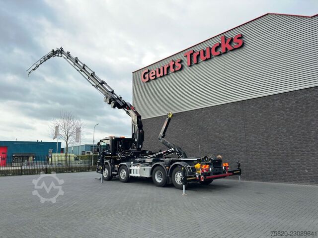  Scania P450 8X2 21 TON HAAKARM + HIAB 548 E-6 + JIB 15...