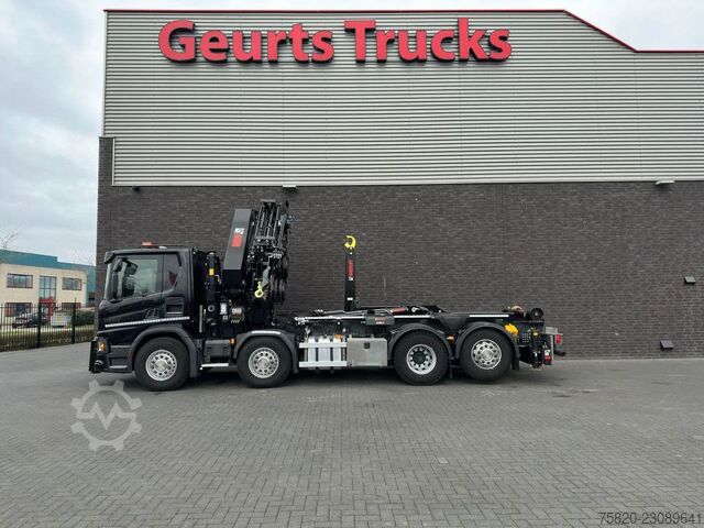  Scania P450 8X2 21 TON HAAKARM + HIAB 548 E-6 + JIB 15...