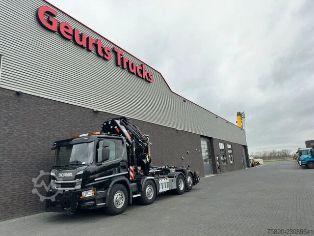  Scania P450 8X2 21 TON HAAKARM + HIAB 548 E-6 + JIB 15...