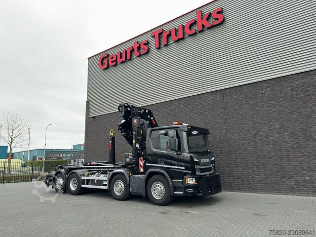  Scania P450 8X2 21 TON HAAKARM + HIAB 548 E-6 + JIB 15...