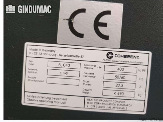 Fiberlaserskärmaskin LVD Electra-FL 3015