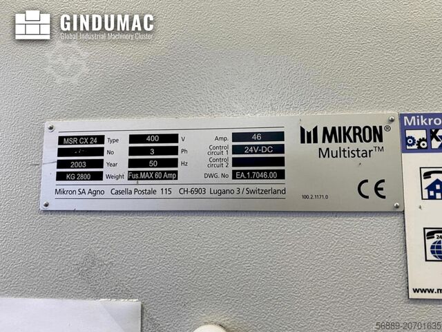 Horizontal-Bearbeitungszentrum MIKRON Multistar CX 24