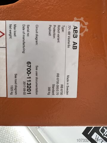 Industriële robot ABB IRB 6700-300/2.70