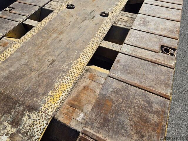 Long material semitrailer Trax PORTE ENGINS 4 ESSIEUX EXTENSIBLE
