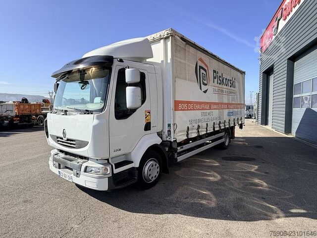Trucks with flatbed & tarpaulin Renault Midlum