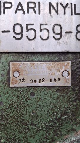 Ekzantrik pres 6,3 t Kőszeg 6,3t