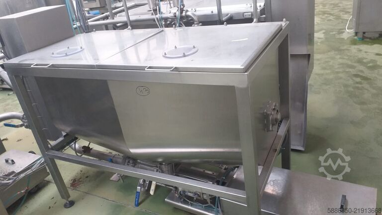 Ταινιοειδής αναμικτήρας Inox 450 L Dozo-Pak 