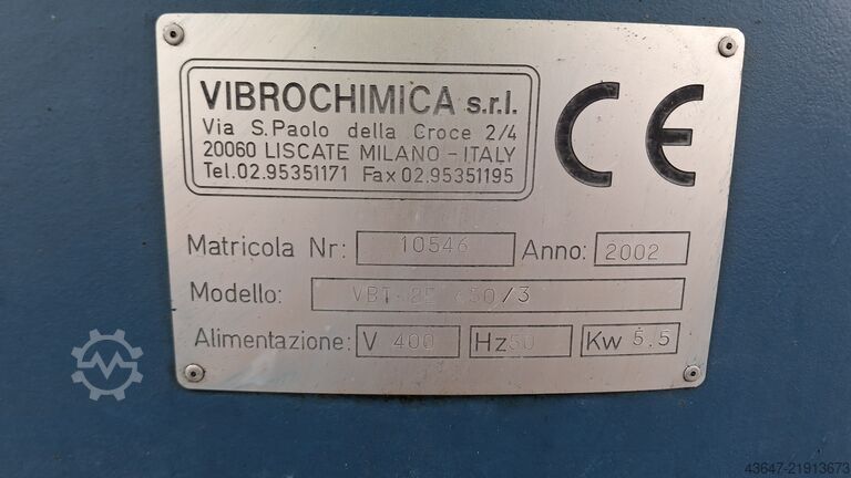 Vibrationsgleitschleifmaschine Vibrochimica Vibrochimica VBT-2E 650/3