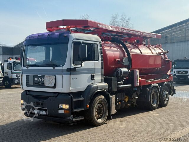 Φορτηγό δεξαμενή κενού MAN TGA 26.430 6x2-2 BL ASSMANN Saug- und Druckwagen
