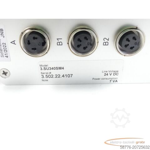 Componente mPm MPM 3.SU340SM4 Unwucht-Messgerät SN:3.502.22.4107 - ! -